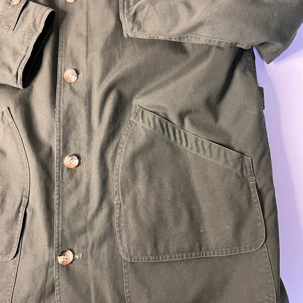 Susquehanna Trail Mens Large Chore Coat Green Workwear Utility - Picture 4 of 11